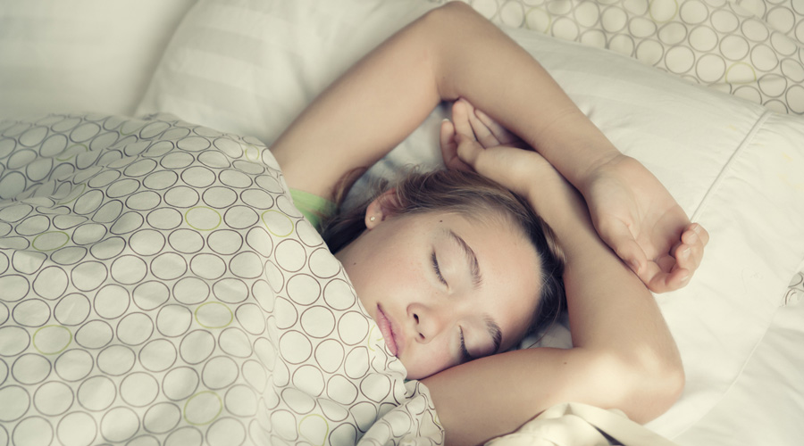 femme en plein sommeil