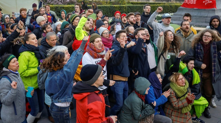 Manifestation Belgique pour le climat